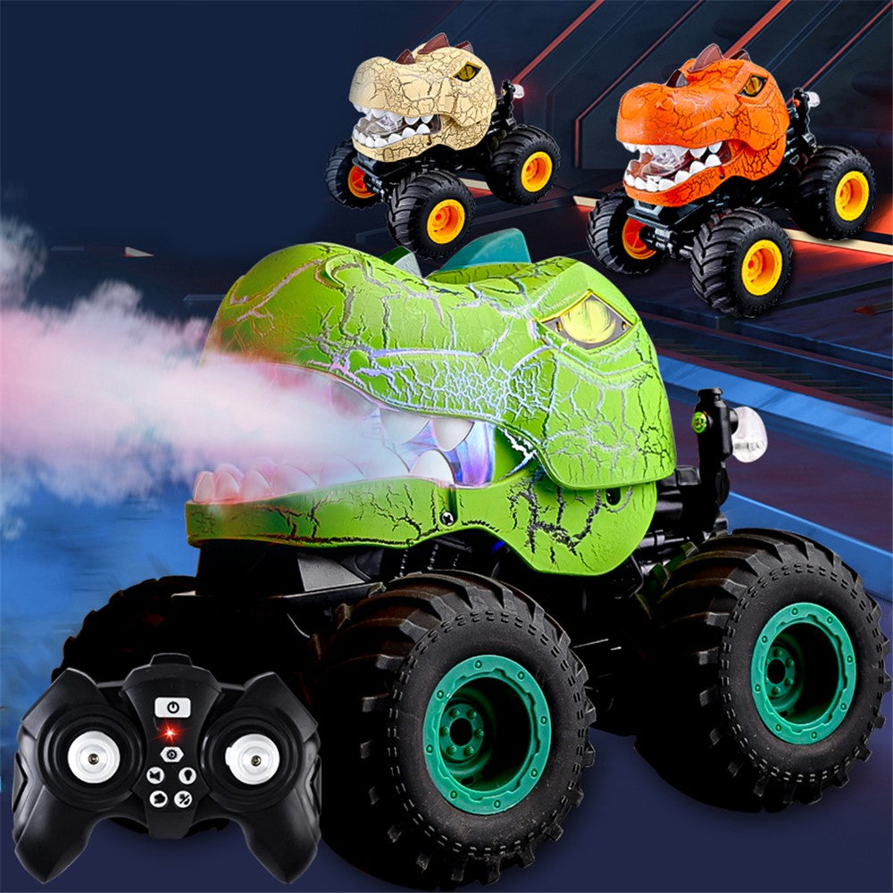 YL-101 2.4G RC Terrängbil Spraya Dinosaurieleksak med Ljus- och Ljudeffekter för Barn och Pojkar