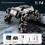 YL-120 2.4G RC Car 8-Wheel Robot Dog Stunt Vehicle Climbing Deformation Drift Remote Control Toy