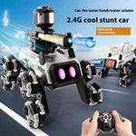 2.4G RC Stunt Car 8-Wheel Transforming Off-Road Climbing Drift Vehicle Remote Control Toy