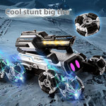 2.4G RC Stunt Car 8-Wheel Transforming Off-Road Climbing Drift Vehicle Remote Control Toy