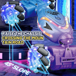 YT6637 RC Stunt Car Light-Up Twisting Vehicle Toy Dual Controlled Remote Control Car