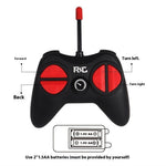 HDXX229 Electric RC Drift Race Car for Boys 4-Channel Graffiti Alloy Tin Light Vehicle Truck Remote Control Toy Car