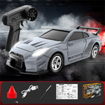Mini RC Car 1:64 Scale Desktop Drift Car 4WD Remote Control High Speed Plastic Racing Toy