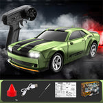 Mini RC Car 1:64 Scale Desktop Drift Car 4WD Remote Control High Speed Plastic Racing Toy