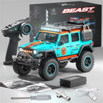 ZLL SG206PRO Brushed Motor RC Rock Crawler 1 / 20 Scale 4WD Off Road Vehicle with LED Light High Speed Car Toy, Single Battery