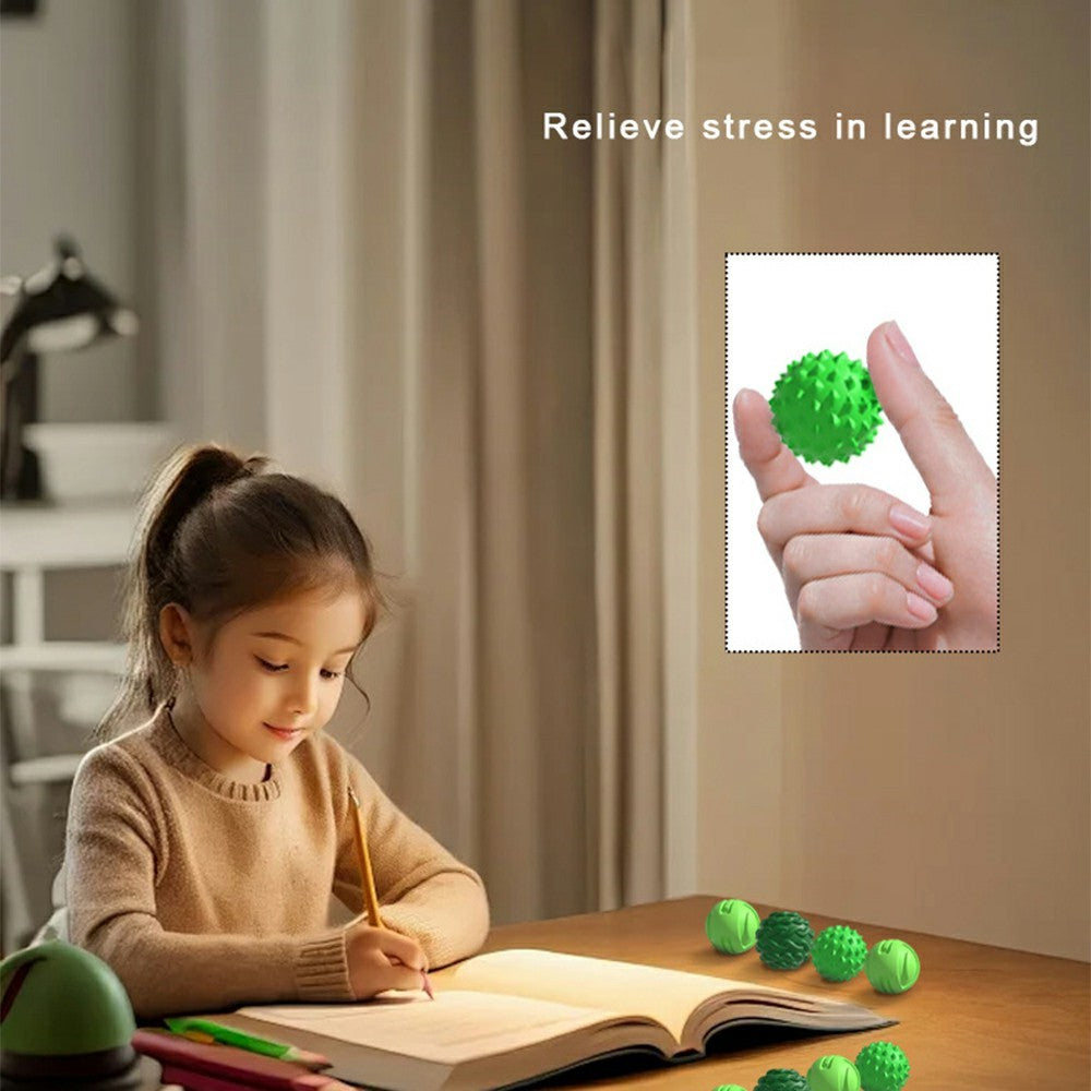 8 Pcs/Set Magnetic Sensory Balls Silicone Anti-Anxiety Stress Relief Toy Gift with Storage Case