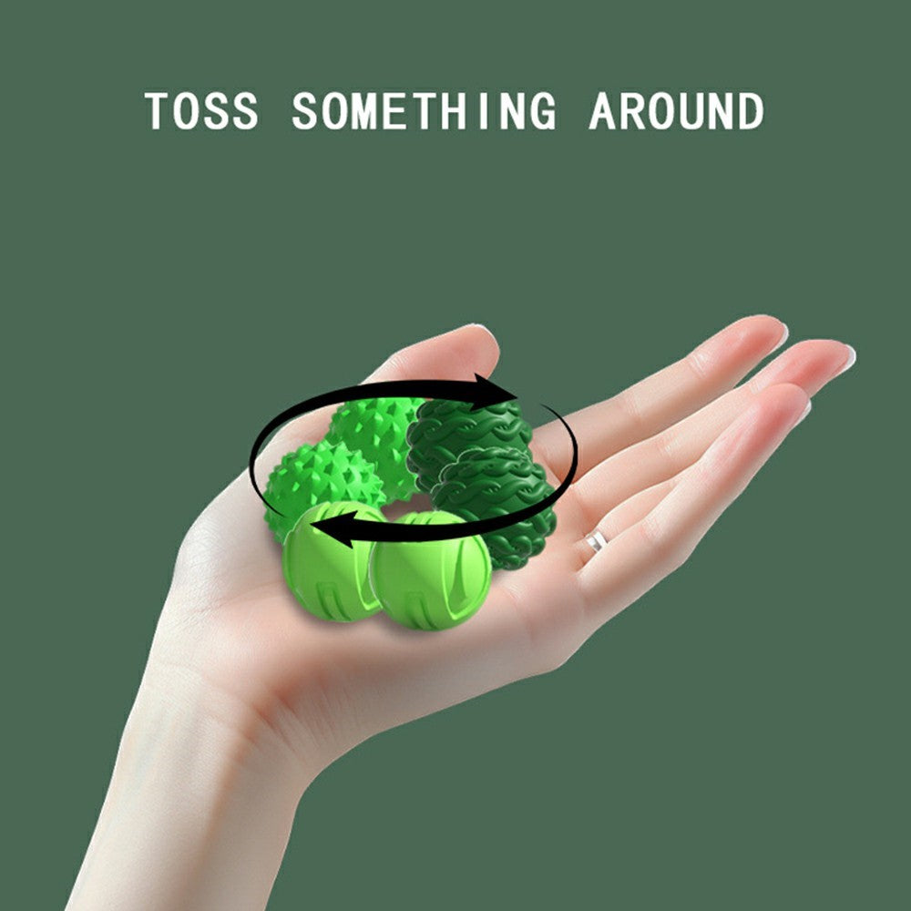 8 Pcs/Set Magnetic Sensory Balls Silicone Anti-Anxiety Stress Relief Toy Gift with Storage Case