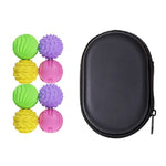 8 Pcs/Set Magnetic Sensory Balls Silicone Anti-Anxiety Stress Relief Toy Gift with Storage Case