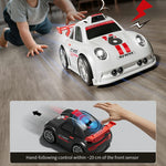 C6 Mini Cartoon RC Car Electric Vehicle Toy with Camera / 2.4 Inch Screen Controller / Music Function