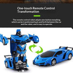 2 In 1 Transformation Robots Racing Car Toy RC Deformation Car Sports Vehicle Model Kids Gift