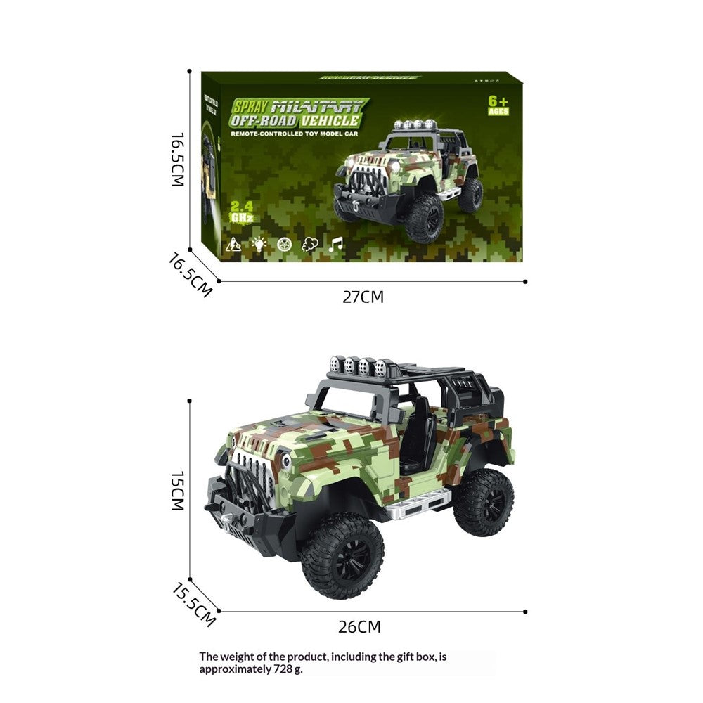 Off-Road RC Car Water Spray 2.4GHz Remote Control Vehicle Toy for Kids