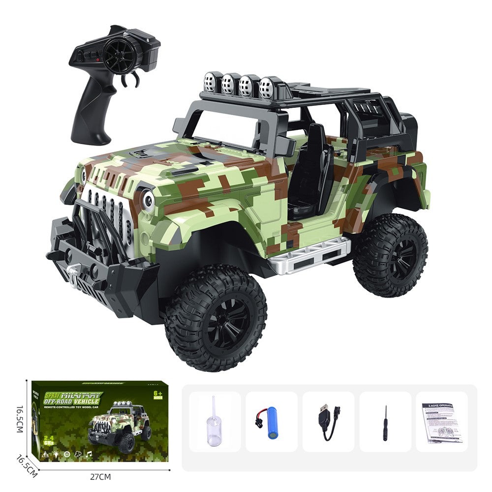 Off-Road RC Car Water Spray 2.4GHz Remote Control Vehicle Toy for Kids