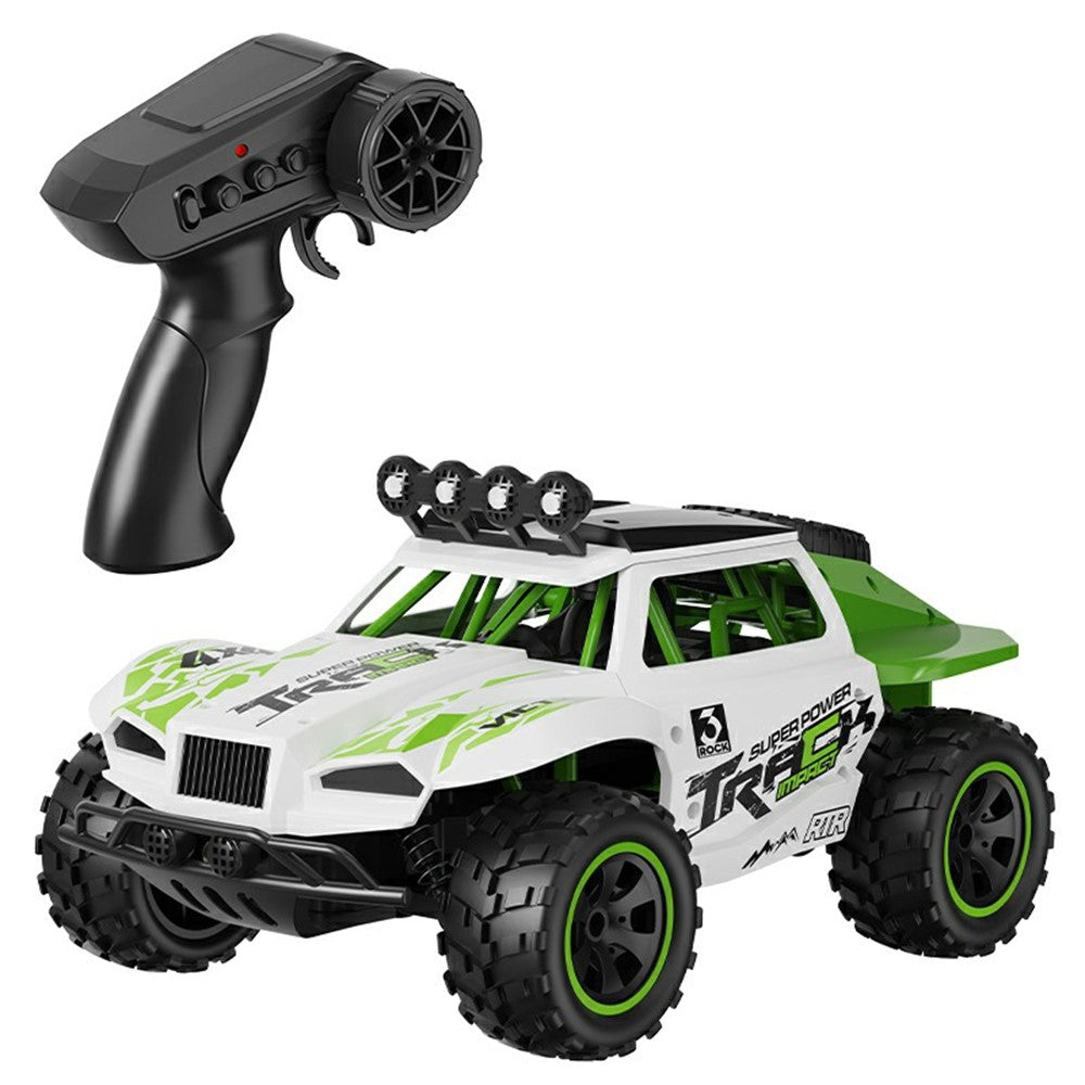 C35 1:18 RC Off-Road Vehicle with 2 Batteries 4WD 2.4GHz 28-30km / h LED Lights for All-Terrain Driving