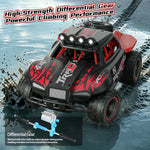C35 1:18 RC Terrängfordon med 2 Batterier 4WD 2.4GHz 28-30km/h LED-lampor för terrängkörning