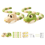 Two Player Magnetic Snake Toy Remote Control Battle Game 4 Learning Modes USB Rechargeable for Children