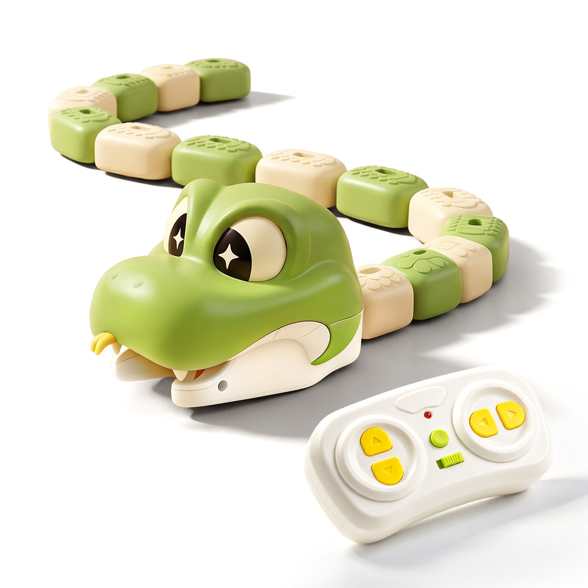 Two Player Magnetic Snake Toy Remote Control Battle Game 4 Learning Modes USB Rechargeable for Children