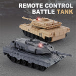 777-584 6 Channels Children 2.4G Remote Control Battle Tank Toy Simulation Model