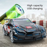 1:20 4WD Drift 2.4G Remote Control Racing Car Model with Light Children Toy