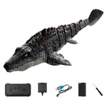 4DRC 4D-S11 2.4G Remote Control Mosasaur Shape RC Boat Water Spraying Toy with Camera, with 1 Battery