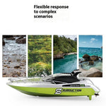 777-582 2.4G RC Submarine Model Mini Speed Boat Simulation Remote Control Aircraft Carrier Toy