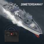 777-583 Mini 2.4G RC Boat Electric Military Aviation Model High-Speed Remote Ccontrol Destroyer Toy Boat