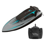 B5 RC-båt med hög hastighet, motorbåt, 4-kanalig 2.4G elektrisk yachtmodellleksak för sommarvattenkul (enkelt batteri)