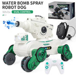 JC013 2.4G RC Mechanical Battle Dog Four Wheels Drive Water Bomb Spray Toy Gift, Dual Controller (CE / CPC / EN71 / ASTM Certified)