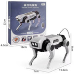 DIY Mechanical Robot Dog and Cat Kit Remote Control Walking Toy STEM Educational Assembly Set with Remote