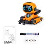JLY TOYS För Barn Kollisionssäker Linjeföljande Smart Robotleksak med Ljudeffekter