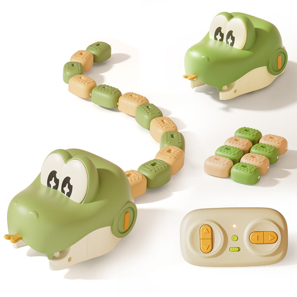 QC-2020Y Electric Remote Control Snake Game USB Rechargeable Interactive Toy for Kids