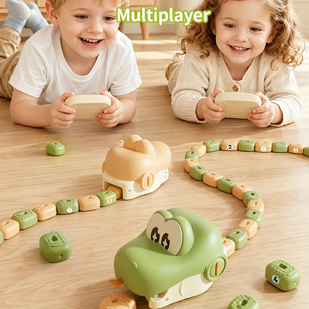 QC-2020Y Electric Remote Control Snake Game USB Rechargeable Interactive Toy for Kids