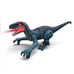 SM016S 2.4G-vandrande dinosaurieleksak för barn med ljud och ljussimulering, mini elektrisk RC-dinosauriemodell