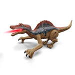 SM016S 2.4G-vandrande dinosaurieleksak för barn med ljud och ljussimulering, mini elektrisk RC-dinosauriemodell