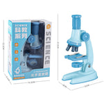 C2501 Children Calibrated 1200X Microscope Educational Toy STEM Optical Science Kit for Biology Experiments
