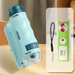 2508 Children Calibrated 180X Microscope Handheld Portable STEM Optical Microscope Experiment Science Toy