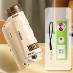 2508 Children Calibrated 180X Microscope Handheld Portable STEM Optical Microscope Experiment Science Toy