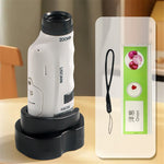 2509 Children Calibrated 180X Microscope with Base Handheld Portable STEM Optical Microscope Educational Toy