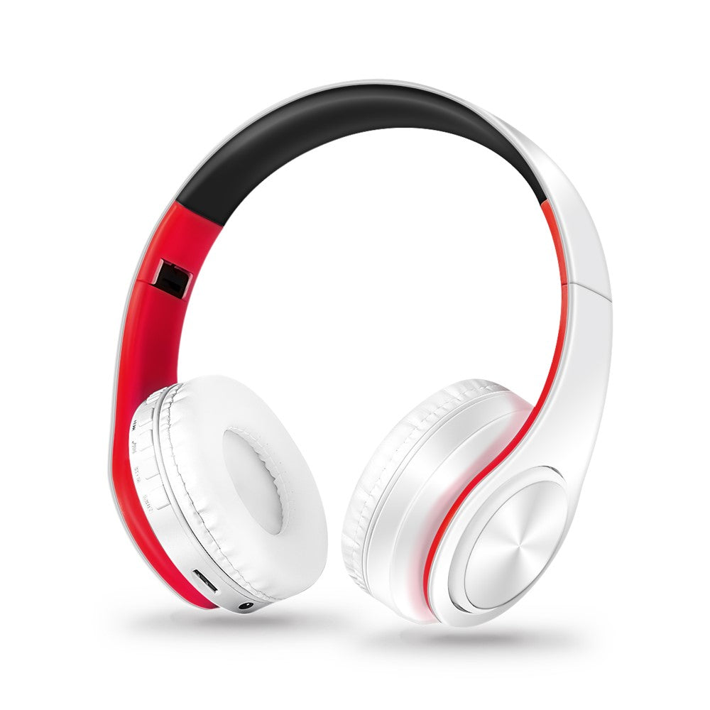Sammenfoldeligt HIFI Stereo Bærbart Komfortabelt Bluetooth-kompatibelt Trådløst Stereo Headset