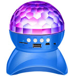 Mini Wireless Bluetooth-compatible Speaker with Color Light Support U Disk, TF Card, Aux Input for Home Party, Entertainment