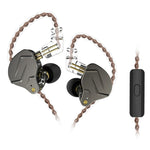 KZ-ZSN Pro In-Ear Bass Metal Music Sport Earphone without Microphone (With Microphone)