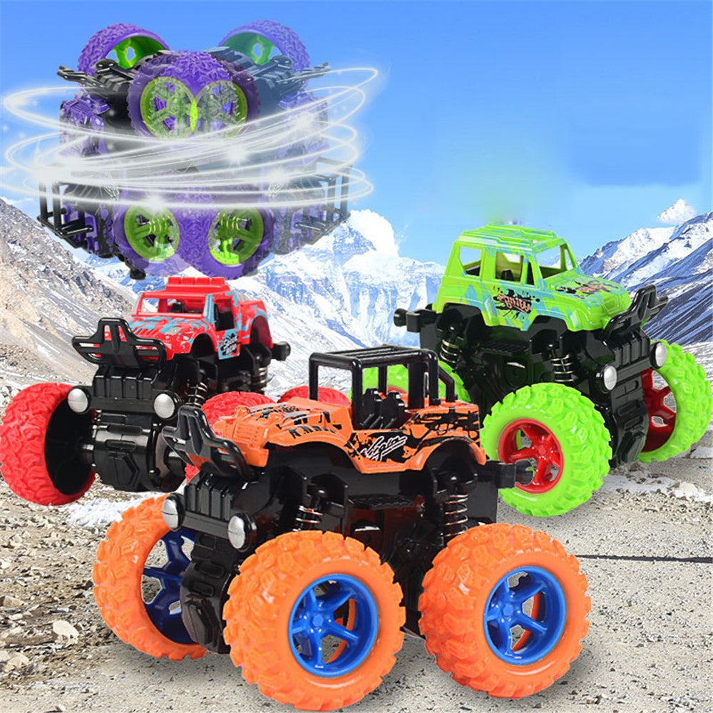 9 cm liten jeep terrängfordon stark fyra stora hjul tröghetsskala friktionskraftbil pojkelekseks