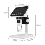 Inskam307 1000X 4.3-inch HD 1080P LCD Digital Microscope Adjustable Desktop Microscope Camera with 8-LED (Support 10 Languages)