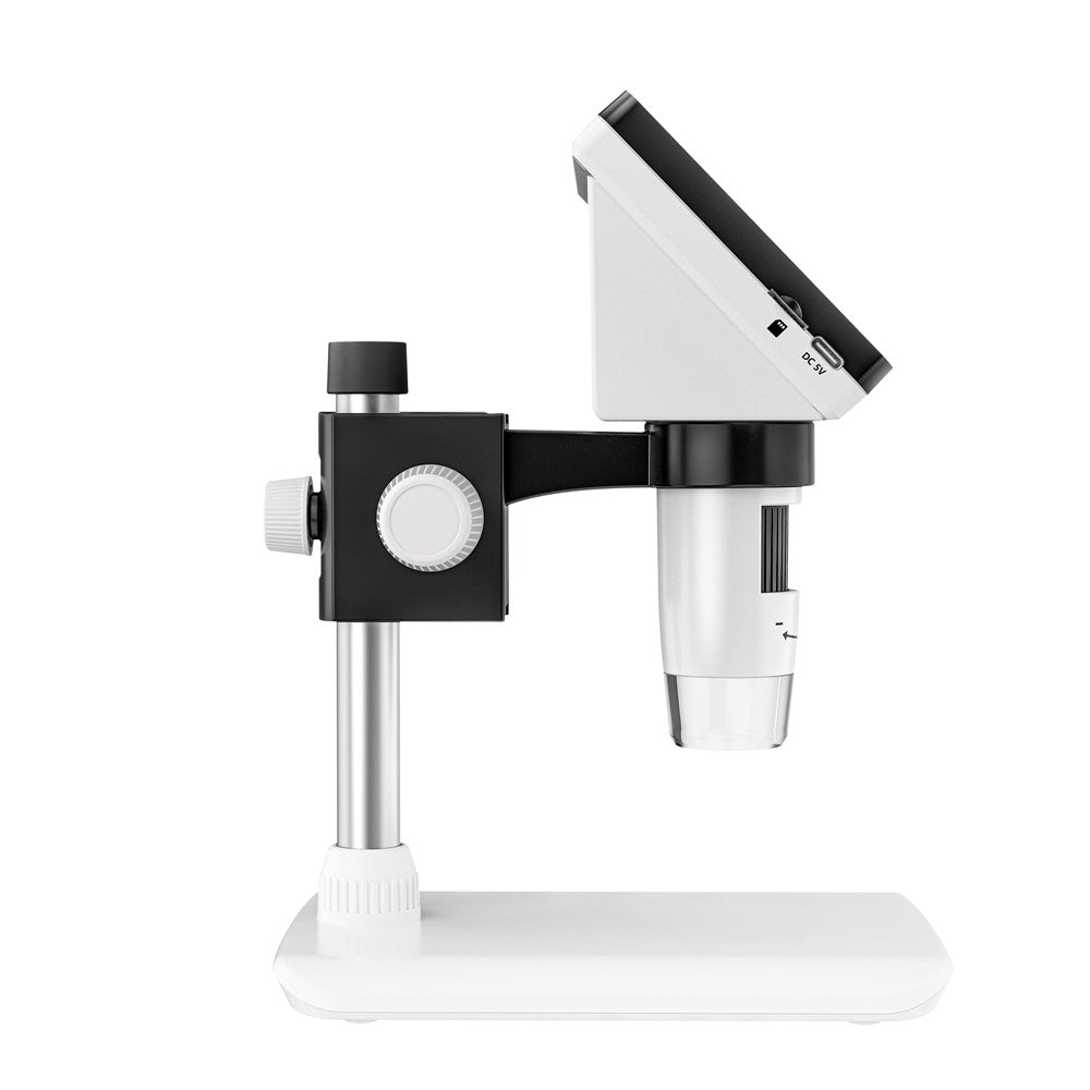Inskam307 1000X 4.3-inch HD 1080P LCD Digital Microscope Adjustable Desktop Microscope Camera with 8-LED (Support 10 Languages)