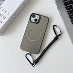 Bear Shape Magnetic Belt Clip Mobile Phone Holder with Clear Tether Tab and Spring Rope