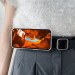 Bear Shape Magnetic Belt Clip Mobile Phone Holder with Clear Tether Tab and Spring Rope