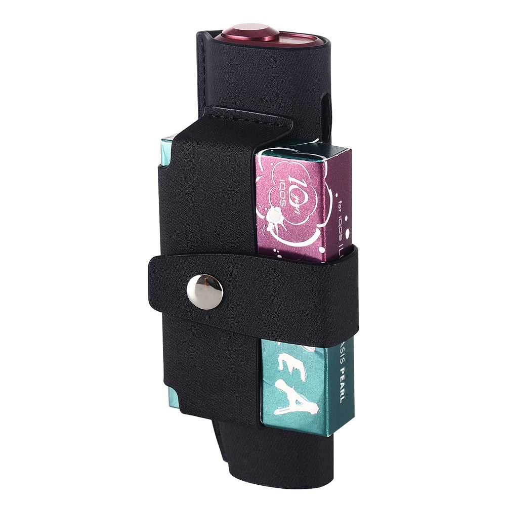 E-Cigarette Case for IQOS Iluma i One , PU Leather Storage Bag Replaceable Cover Accessories