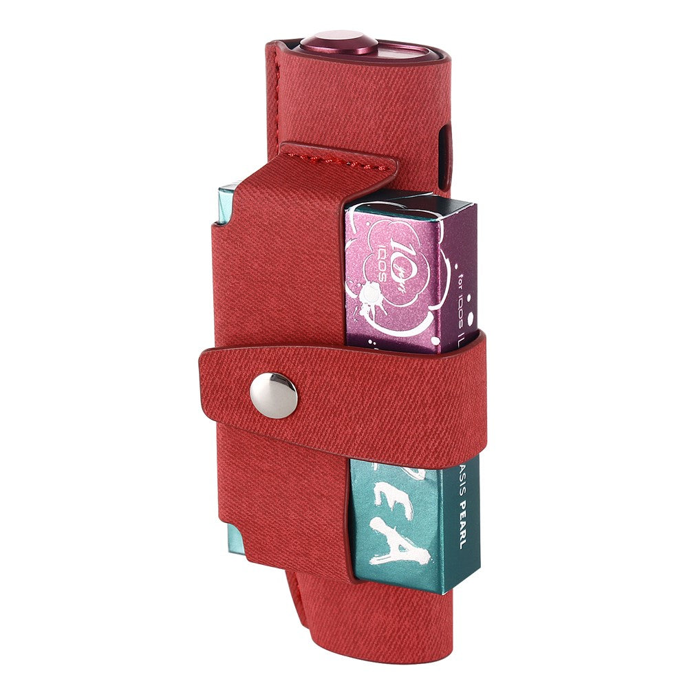 E-Cigarette Case for IQOS Iluma i One , PU Leather Storage Bag Replaceable Cover Accessories