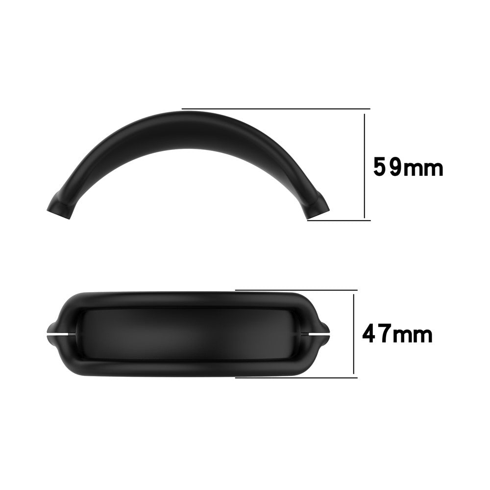 Silikone pandebåndscover til AirPods Max med USB-C bløde pandebåndsbeskyttere og pude