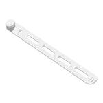CS04S Multipurpose Elastic Silicone Cable Organizer Tie 130mm Cord Management Reusable Fastening Strap