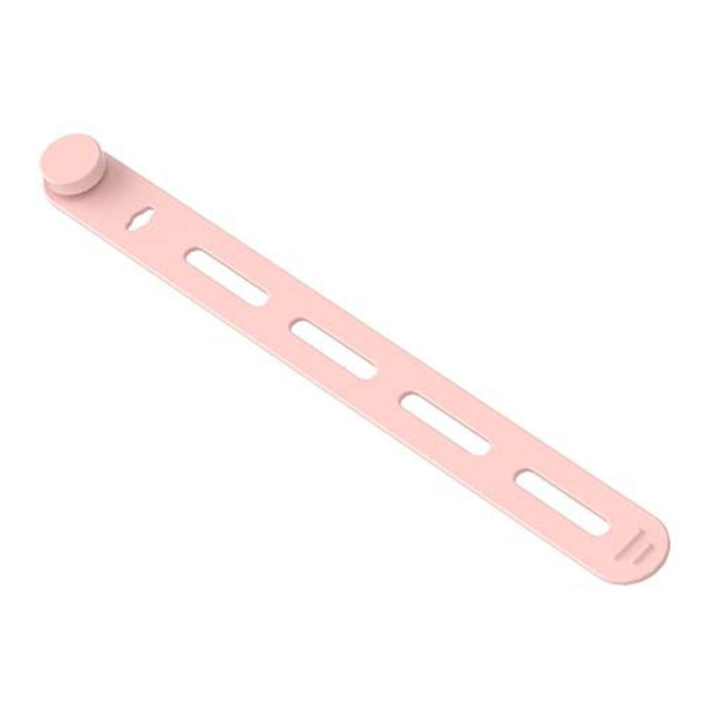 CS04S Multipurpose Elastic Silicone Cable Organizer Tie 130mm Cord Management Reusable Fastening Strap